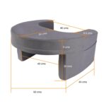 Cojín para lectura notebook almohada reposa brazos cama - Imagen 2