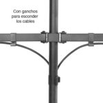 Soporte Doble Monitor Escritorio altura ajustable 27" - Imagen 4