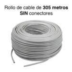 Caja Cable Utp red Cat 6 100% cobre 305 metros - Imagen 2