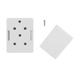 Roseta Caja RJ45 pared Cat 6 simple blanca - Imagen 5