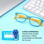Lentes filtro Luz azul Pantallas Niños Celeste - Imagen 7