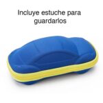 Lentes filtro Luz azul Pantallas Negro con Rojo - Imagen 3