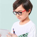 Lentes filtro Luz azul Pantallas Negro con Rojo - Imagen 2